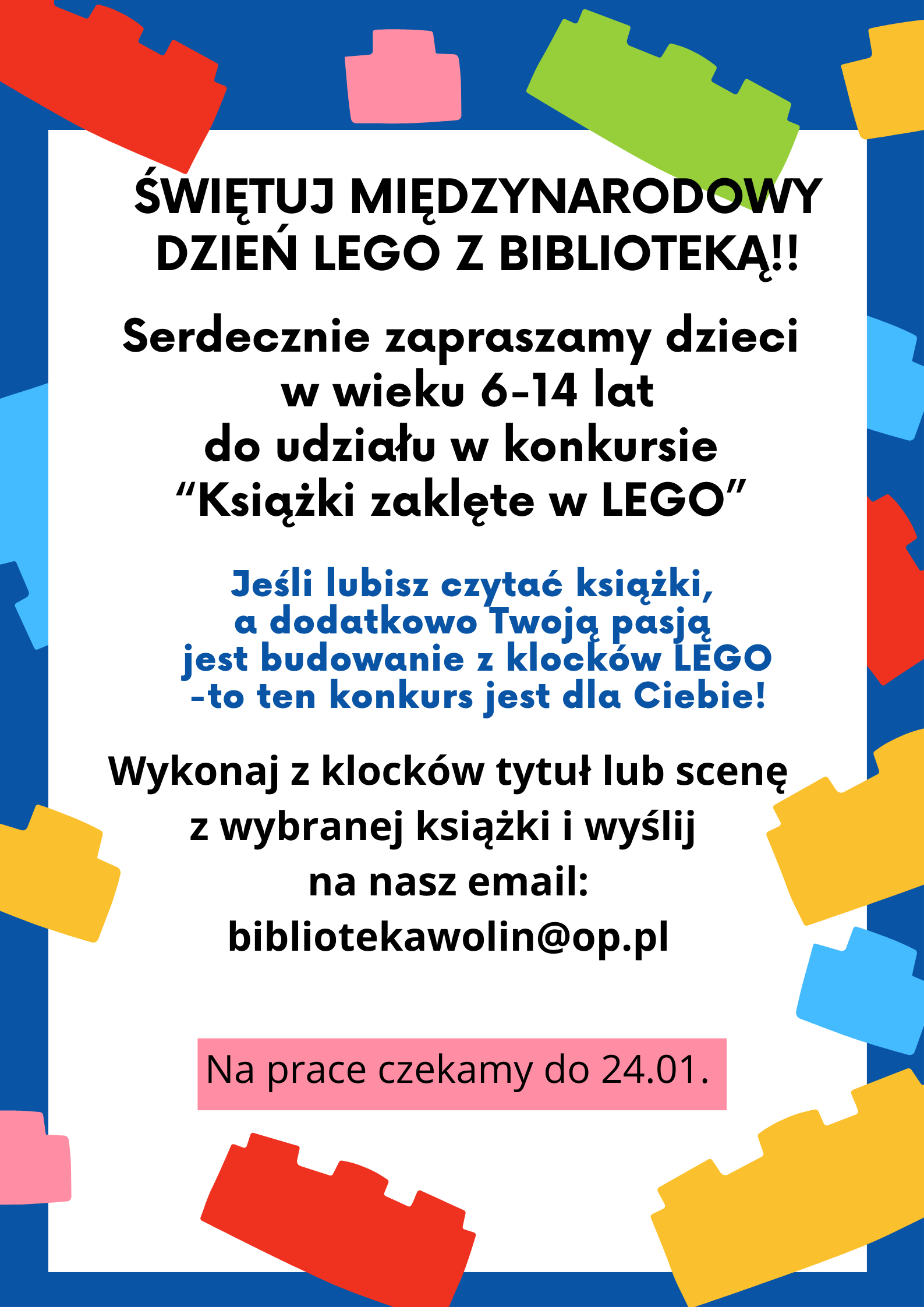 Colorful Building Blocks Back To School Classroom Door Poster